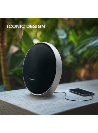 Harman Kardon Onyx Studio 9 Portable Stereo Bluetooth Home Speaker, Superior Sound, Wider Soundstage, Multi-Speaker Connection, Built-in Battery, Self-Tuning, USB Charging, Harman Kardon One App HKOS9BLKUK Black - view 3