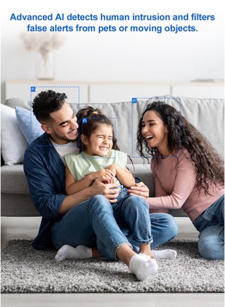 Philips 360° Smart Security Camera, 1080P WiFi Indoor/Outdoor Surveillance, Motion Detection, Privacy Mode,Only supports 2.4G Wifi, Smart Tracking, Two-Way Audio, Night Vision, Supports Up to 128GB TF Card, Remote Alerts for Home/Baby/Elder Monitoring.AI Image Enhancement – 1080P Video Enhanced to 2K-Like Detail - view 2