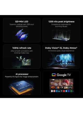 TV S Mini LED 55" 2025 | 4K QD-MiniLED | 144Hz refresh rate | Dolby Audio/Dolby Atmos/DTS-X​ | Powerful AI engine for image enhancement L55MASPLME Black - view 2