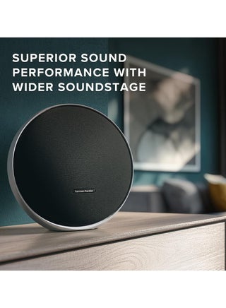 Harman Kardon Onyx Studio 9 Portable Stereo Bluetooth Home Speaker, Superior Sound, Wider Soundstage, Multi-Speaker Connection, Built-in Battery, Self-Tuning, USB Charging, Harman Kardon One App HKOS9BLKUK Black - view 2