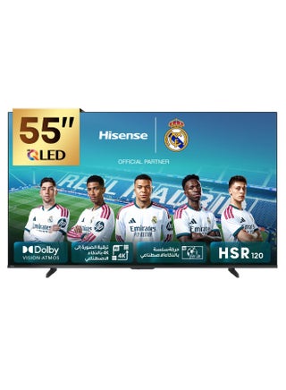 55 inch QLED 4K Smart TV 55E7Q,HSR 120Hz Quantum Dot Colour,Dolby Vision.Atmos,Game Mode Plus,Voice control,AI Light Sensor,350 nits Typical brightness,8 Years OS Update 55E7Q Black - view 1