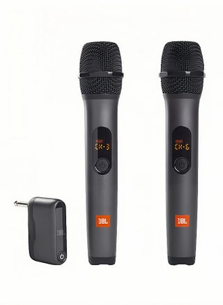 Wireless Microphone Set JBLWIRELESSMIC-D / JBLWIRELESSMICAS2 - Black